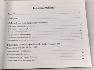 "Feld- und Festungsartillerie - Heeresgeschütze aus 500 Jahren, Band 1 1450-1920", über DIN A4, 176 Seiten