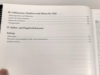 "Feld- und Festungsartillerie - Heeresgeschütze aus 500 Jahren, Band 1 1450-1920", über DIN A4, 176 Seiten