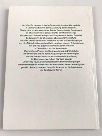 "40 Jahre Ausrüstung der Streitkräfte" 143 Seiten, über DIN A4