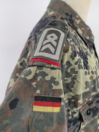 Bundeswehr , Feldbluse Flecktarn. Gebraucht, Grösse 16 , datiert 2001