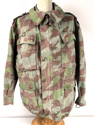 Bundeswehr , Tarnjacke alter Art, stark getragenes,...