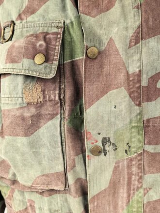 Bundeswehr , Tarnjacke alter Art, stark getragenes,...