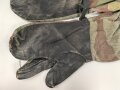 Bundeswehr , Paar Tarnhandschuhe aus den 1950 iger Jahren, Grösse 3, stark getragen