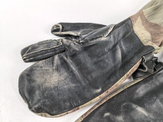 Bundeswehr , Paar Tarnhandschuhe RKK 1956, Grösse 3, stark getragen