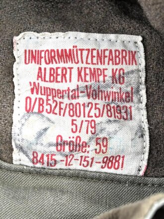 Bundeswehr , Wintermütze oliv, Kopfgrösse 59, datiert 1979, gebraucht