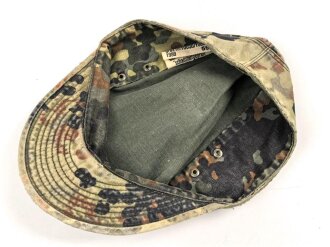 Bundeswehr , Feldmütze Flecktarn, Kopfgrösse 59, datiert 1999, gebraucht