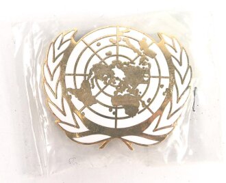 Bundeswehr,Barettabzeichen " United Nations " Originalverpackt