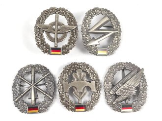 Bundeswehr, 5 Barettabzeichen