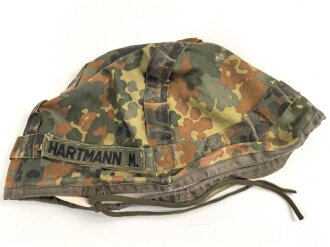 Bundeswehr, Flecktarn Bezug für Gefechtshelm, Grösse 58-60, Gebraucht.