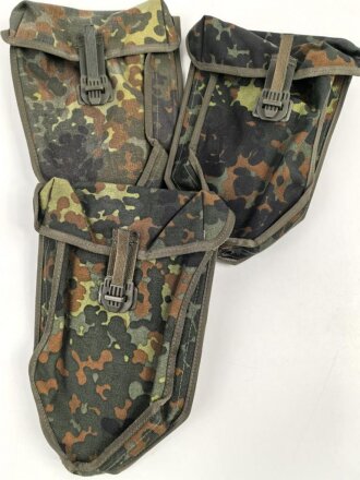 Bundeswehr , Tasche zum Klappspaten, Dreifachspaten. Flecktarn, ungebraucht, sie erhalten ein ( 1 ) Stück