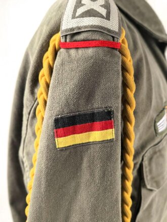 Bundeswehr, Feldbluse oliv, Grösse 9 ( 170-180/110 ) , datiert 1988, gebraucht