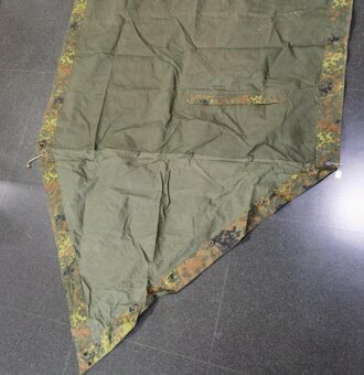 Bundeswehr,  Zeltbahn flecktarn. Gebraucht