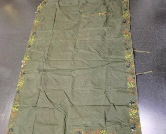 Bundeswehr,  Zeltbahn flecktarn. Gebraucht