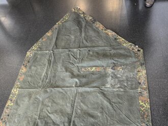 Bundeswehr,  Zeltbahn flecktarn. Gebraucht