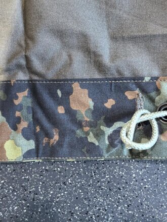 Bundeswehr,  Zeltbahn flecktarn. Gebraucht