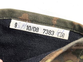 Bundeswehr,  Handschuh ,  flecktarn Grösse 9, leicht gebraucht, datiert 2008