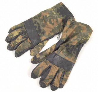 Bundeswehr,  Handschuh ,  flecktarn Grösse 9 1/2, leicht gebraucht, datiert 2008