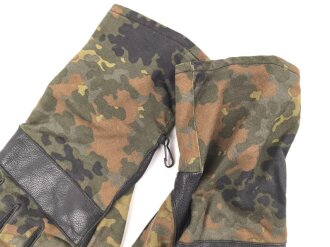 Bundeswehr,  Handschuh ,  flecktarn Grösse 9 1/2, leicht gebraucht, datiert 2008