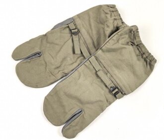 Bundeswehr,  dreifinger Handschuh , oliv,  Grösse 9 1/2, ungebraucht, datiert 1976