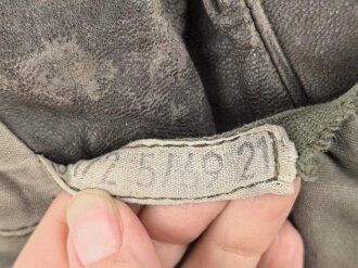 Bundeswehr,  dreifinger Handschuh gefüttert , oliv,  Grösse 8 1/2, gebraucht, datiert 1969