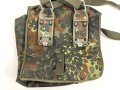 Bundeswehr, Mehrzwecktasche 10 Liter flecktarn, leicht gebraucht, mit Trageriemen