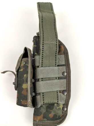 Bundeswehr, Tragesatz Holster P8, flecktarn, leicht gebraucht