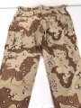 U.S. Army "Trousers 6col desert" dated 1990, size X Large Regular