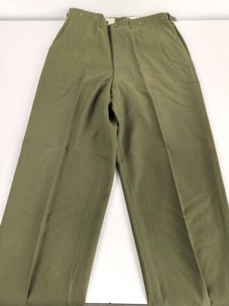 U.S. Army , trousers Model 1951, field, wool. size  medium long. Unused