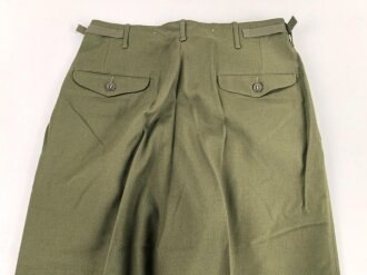 U.S. Army , trousers Model 1951, field, wool. size  medium long. Unused