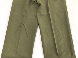 U.S. Army , trousers Model 1951, field, wool. size  medium long. Unused