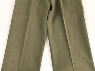 U.S. Army , 1952 dated trousers Model 1951, field, wool. size  medium long. Unused