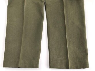 U.S. Army , 1952 dated trousers Model 1951, field, wool. size  medium long. Unused