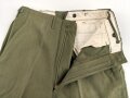 U.S. Army , 1952 dated trousers Model 1951, field, wool. size  medium long. Unused