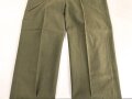 U.S. Army , 1952 dated trousers Model 1951, field, wool. size  medium long. Unused