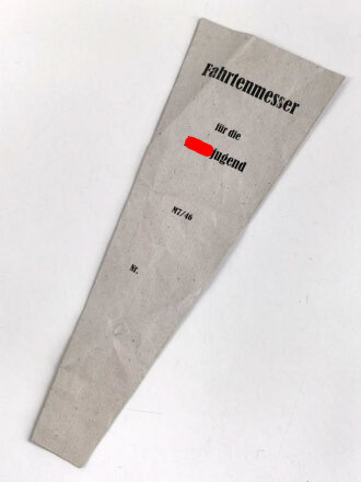 Papiertüte " Fahrtenmesser für die...