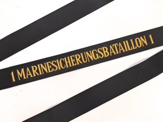 Bundesmarine, Mützenband "1....