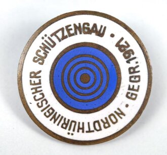 Mitgliedsabzeichen " Nordthüringischer Schützengau" Durchmesser 28mm