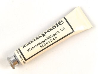 Tube "Zinkpaste" Wehrmacht , ungereinigt