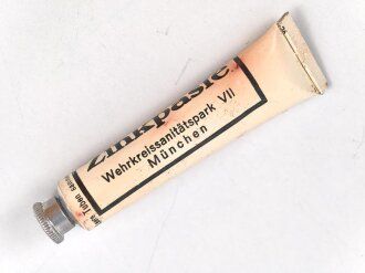 Tube "Zinkpaste" Wehrmacht , ungereinigt