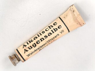 Tube "Alkalische Augensalbe" Wehrmacht , ungereinigt