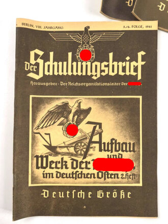 12 Ausgaben " Der Schulungsbrief" Das zentrale...