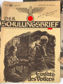 12 Ausgaben " Der Schulungsbrief" Das zentrale Monatsblatt der NSDAP. Nicht auf Vollständigkeit oder Zustand geprüft