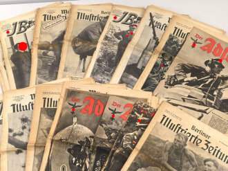 27 Ausgaben diverser Zeitschriften aus der Zeit des 2. Weltkrieg. Nicht auf Vollständigkeit oder Zustand geprüft