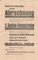 Flugblatt  Die Kampfleitung der Eisernen Front "Antreten zum letzten Appel vor der Abrechnung" datiert 1932, Karlsruhe, mehrere Löcher, über DIN A5