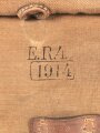 1.Weltkrieg Tornister . Ungereinigter Fundzustand, Kammerstück von 1914