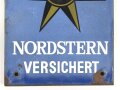 Emailleschild " Nordstern Versichert" 16 x 22cm