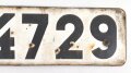 Emailleschild " S 44729 " 10 x 38cm