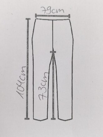 Schweden, Feldhose datiert 194?, wird gerne als günstiger Ersatz für eine Wehrmachtshose verwendet, da sehr ähnlicher Stoff und Farbe