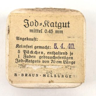 Pack " Jof Katgut" Wehrmacht, ungeöffnet, datiert 1940