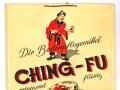 Blechschild " Bodenpflegemittel Ching-Fu" Chemische Industrie Erlangen GmbH. Maße 25 x 36cm